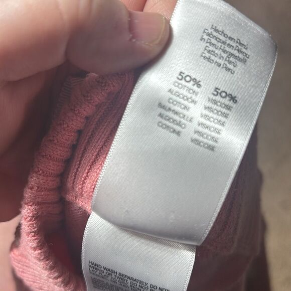 MOTHER medium the blissful ankle sweatpants rose of Sharon knit joggers - Picture 9 of 9